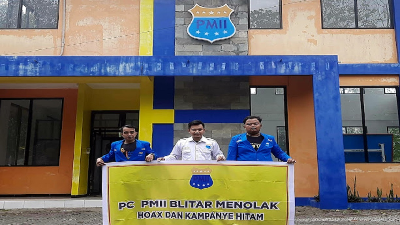Sikap Tegas PC PMII Blitar Menolak Kampanye Hitam, dan Berita Hoax Demi Pemuda yang Cerdas
