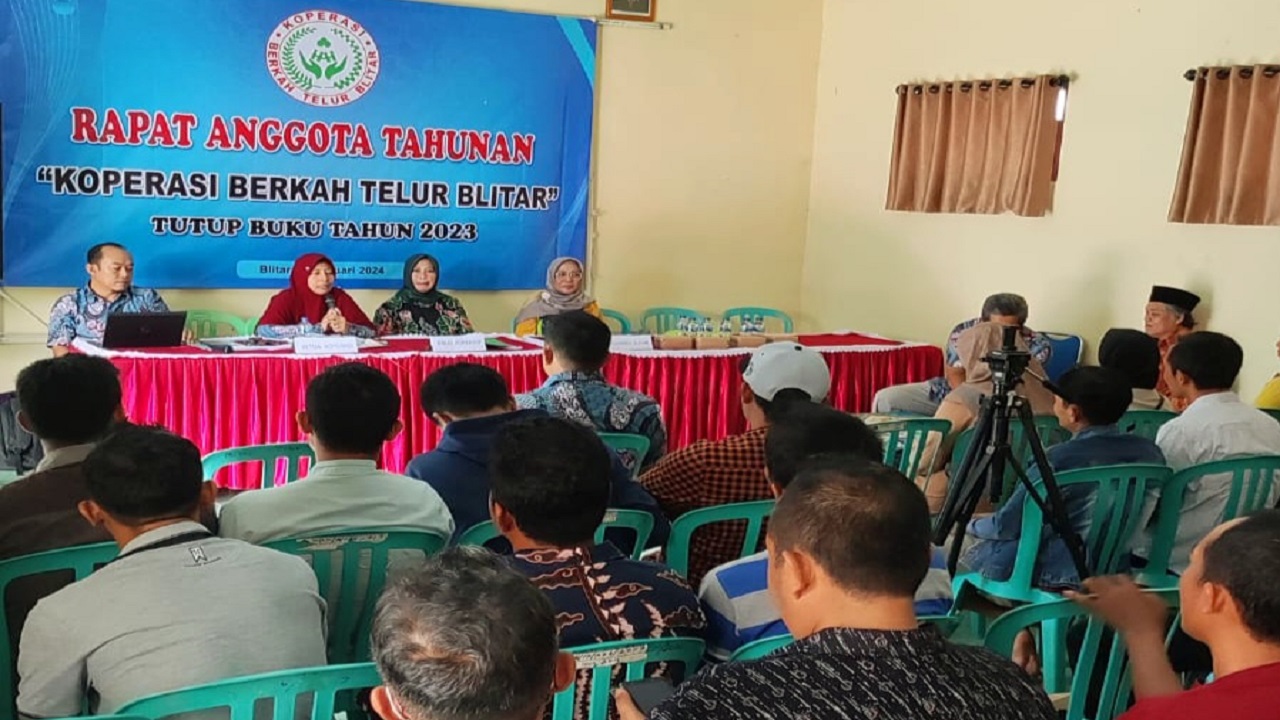 Baru 6 Bulan Berdiri, Koperasi Berkah Telur Blitar Sudah Bagi- Bagi SHU Kepada Anggota