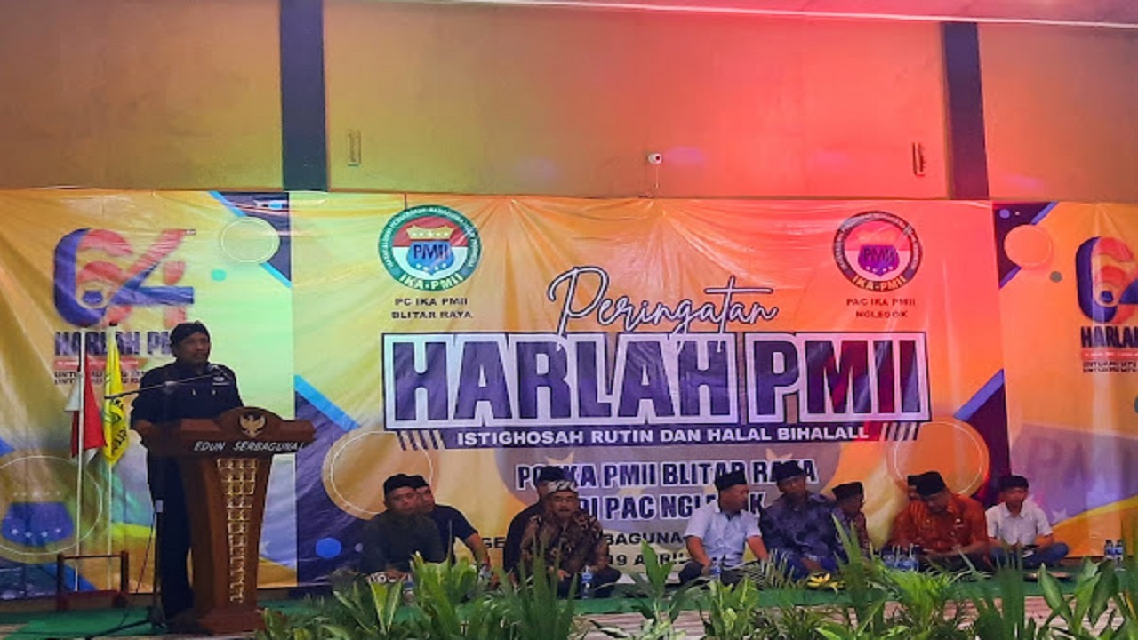 Peringati Harlah PMII Ke 64, Ketum IKA PMII Blitar Raya Tegaskan Khidmah PMII untuk NU