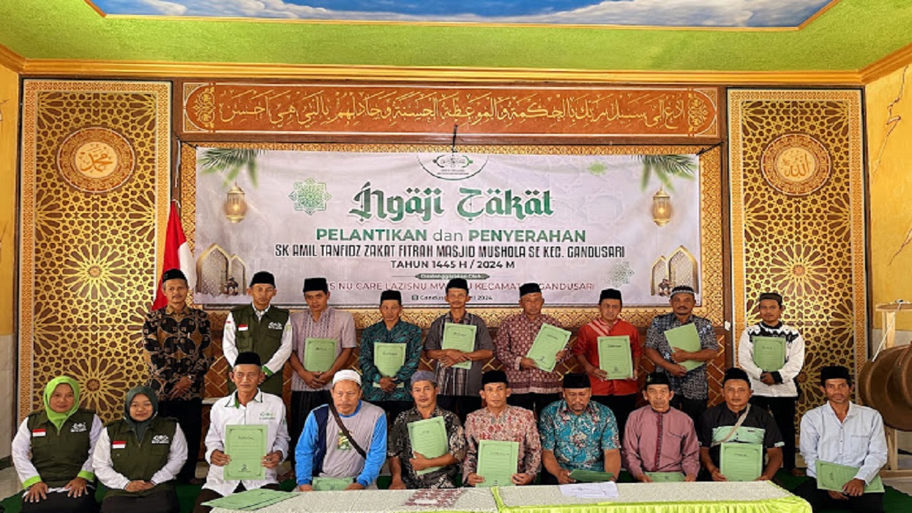 Hari Ini, Sejumlah Amil Tanfidz Zakat Fitrah Se Kecamatan Gandusari Resmi DilantikTanfidzHari Ini, Sejumlah Amil Tanfidz Zakat Fitrah Se Kecamatan Gandusari Resmi Dilantik