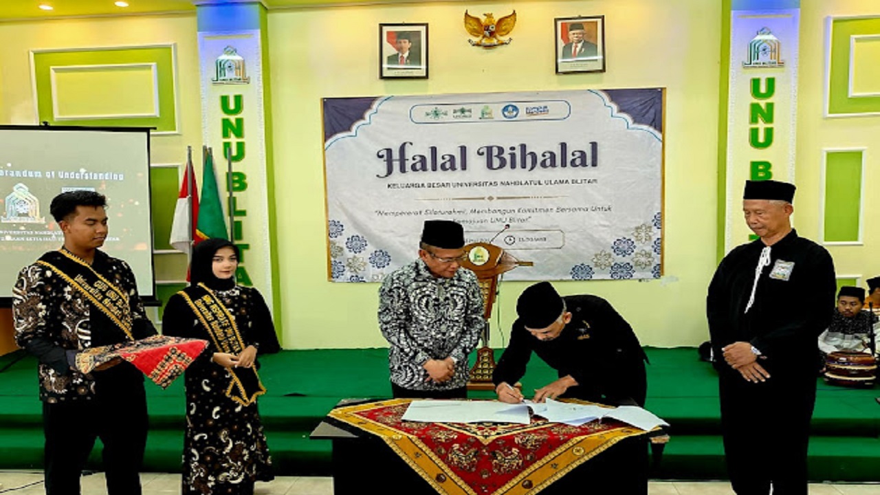 Persaudaraan Setia Hati Terate Cabang Blitar dan UNU Blitar Tandatangani MOU Pengembangan Pendidikan