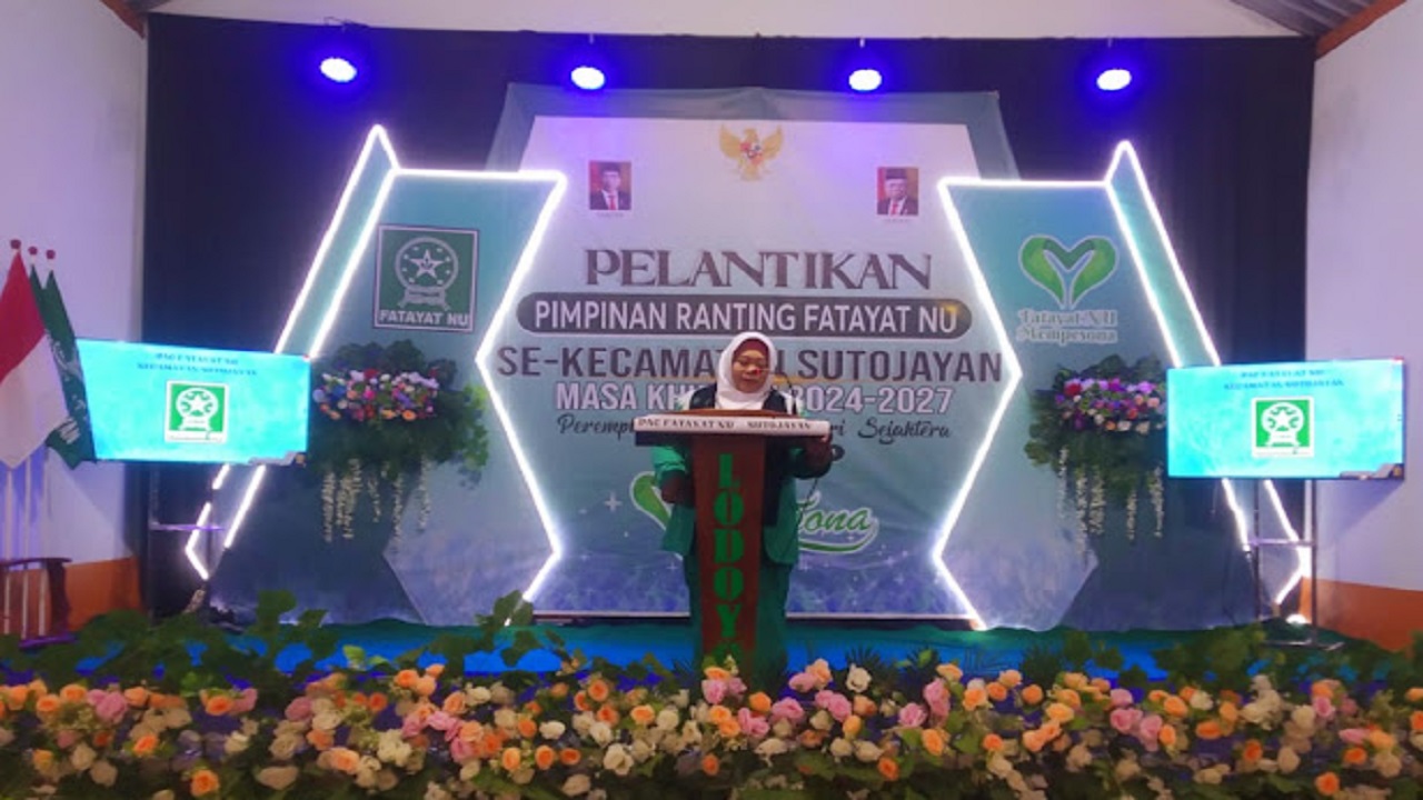 Kukuhkan Pimpinan Ranting Fatayat NU Se-Kecamatan Sutojayan, Inilah Pesan dari PC Fatayat NU