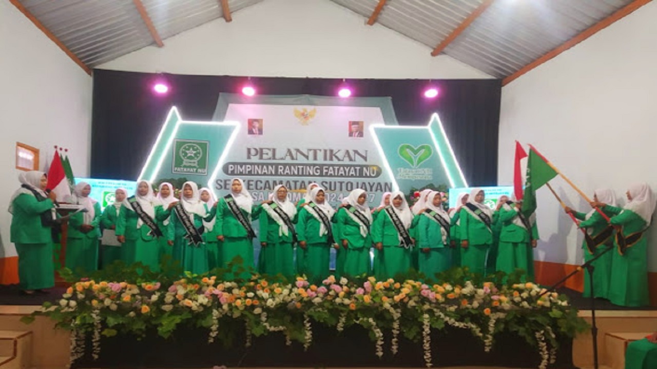 Pelantikan Pimpinan Ranting Fatayat NU Se- Kecamatan Sutojayan: Mengukuhkan Kepemimpinan dan Pemberdayaan Perempuan
