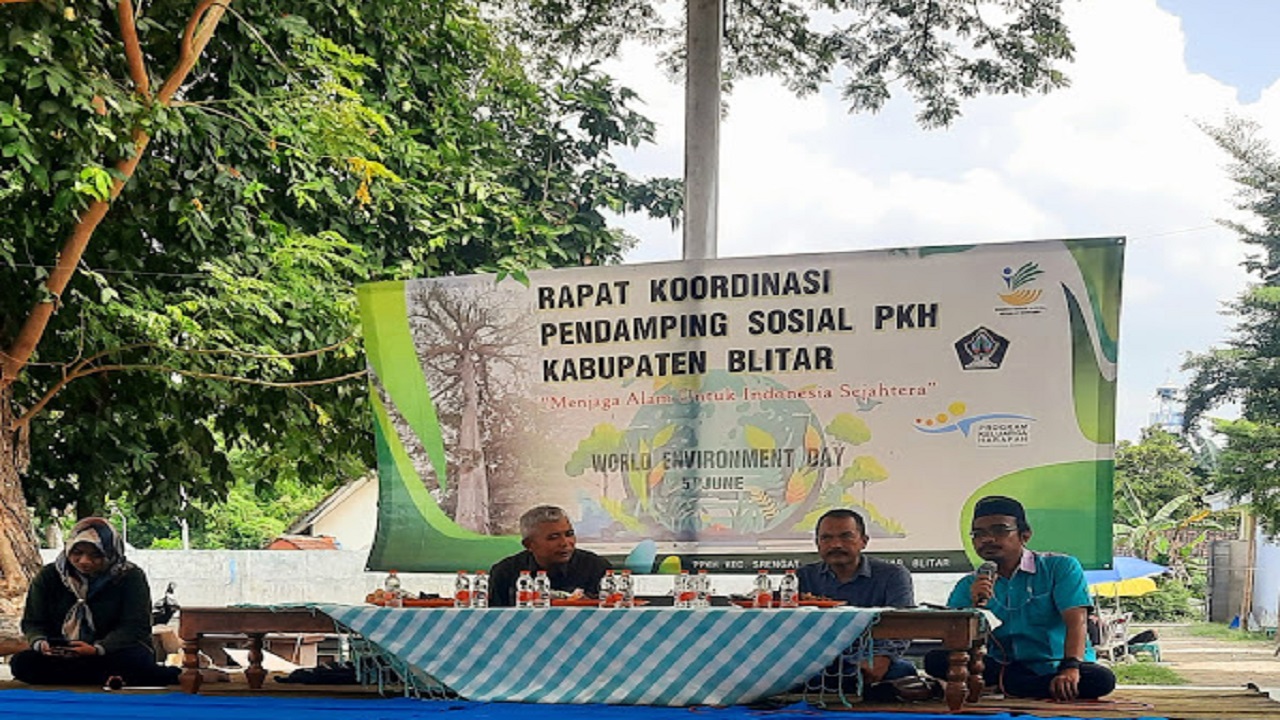 Rapat Koordinasi SDM PKH Kabupaten Blitar di Wisata Sumber Pucung