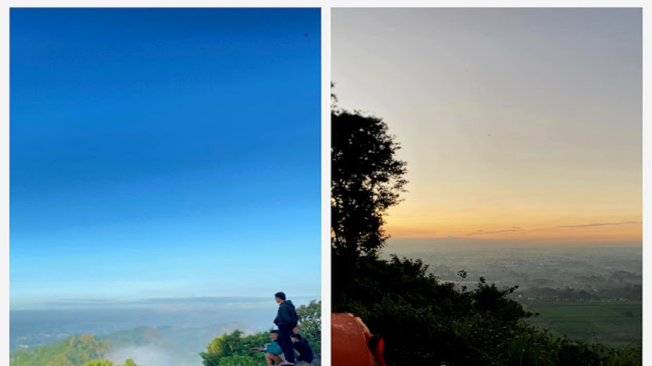 Sunrise di 343 MDPL Gunung Pegat Blitar