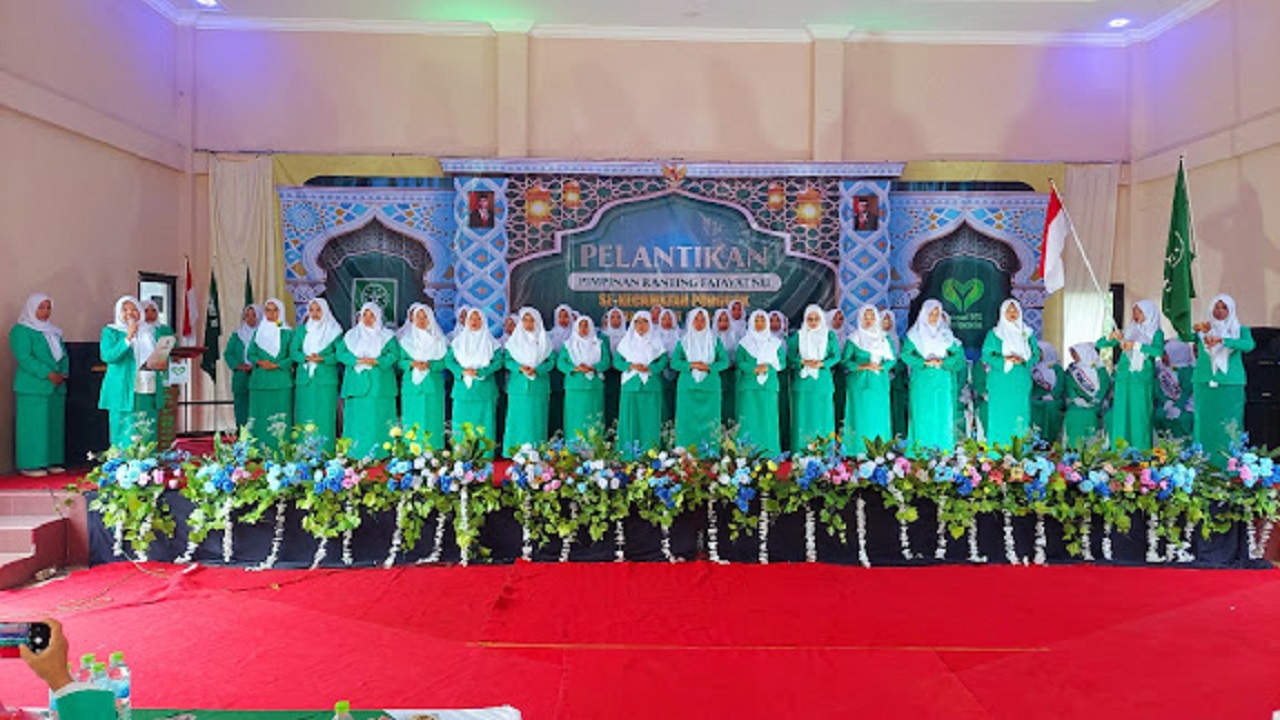 Sakral dan Khidmat, Pelantikan Pimpinan Ranting Fatayat NU Se- Kecamatan Ponggok