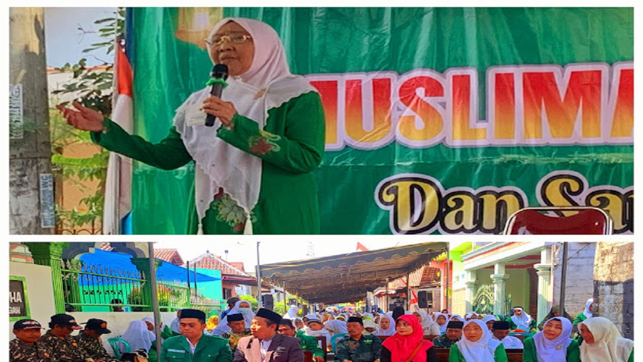 Rutinan Sabtu Kliwon PC Muslimat NU Kota Blitar di Ranting Karangtengah