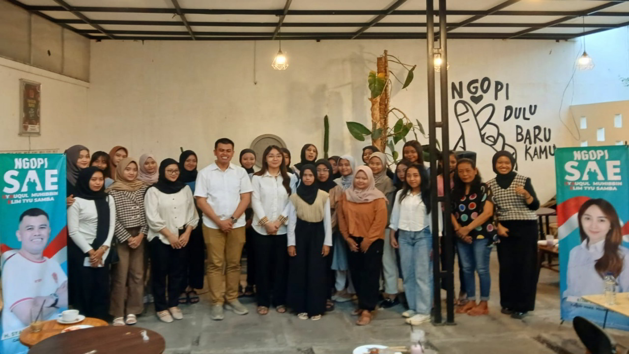 Ngopi Bareng Mas Ibin dan Mbak Elim; Generasi Muda Diajak Berperan Aktif dalam Pembangunan Kota Blitar