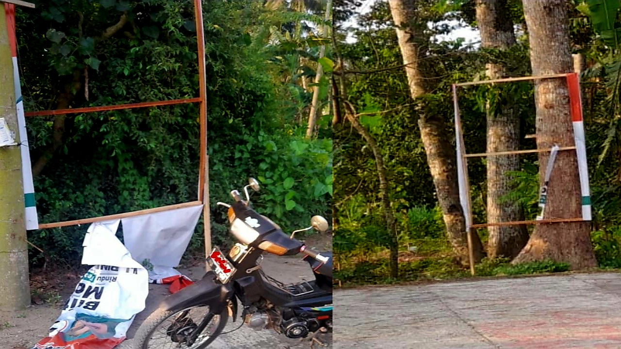 Lagi, APK Rini-Ghoni Dirusak; Demokrasi Tercoreng ?