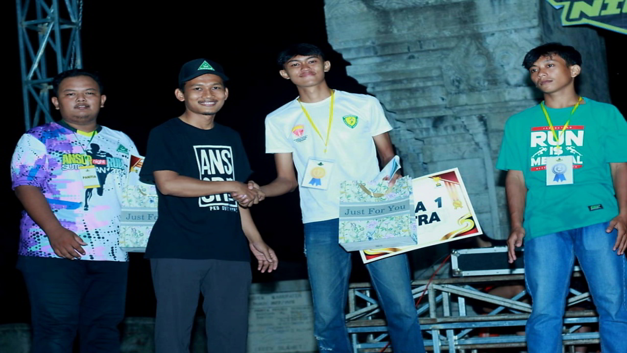 Maudy Ayub Tri Haryawan, Mahasiswa UNY, Raih Juara 1 Umum Putra "Night RUN 2024" Ansos Sutojayan