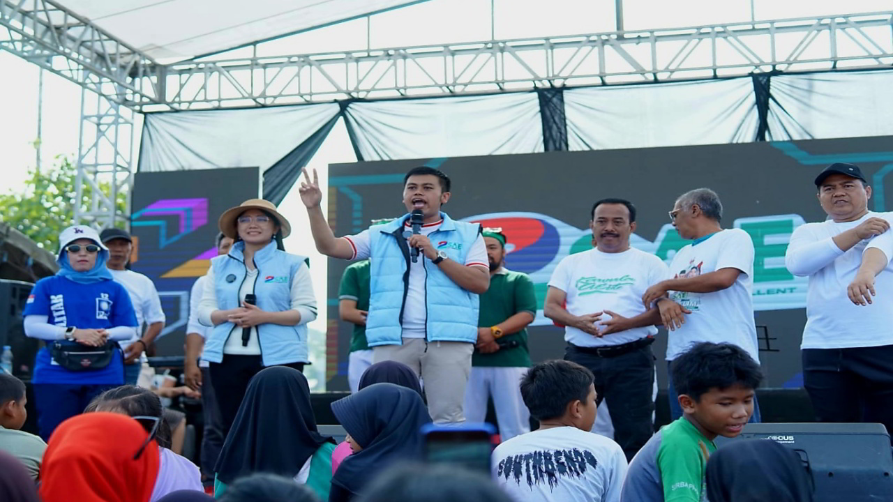 Samanhudi Anwar Hadir di Jalan Sehat SAE, Tegaskan Dukungan untuk Paslon Nomor 2